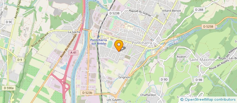 localisation de l'entreprise 522 250 117   LE TOUVET