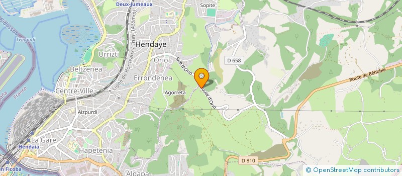 localisation de l'entreprise 522 252 238   URRUGNE