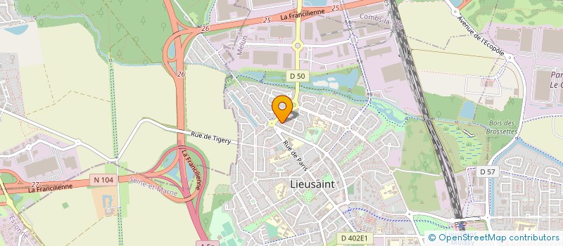 localisation de l'entreprise 522 266 055   LIEUSAINT