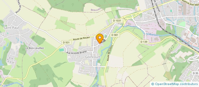 localisation de l'entreprise 522 297 985   GOINCOURT