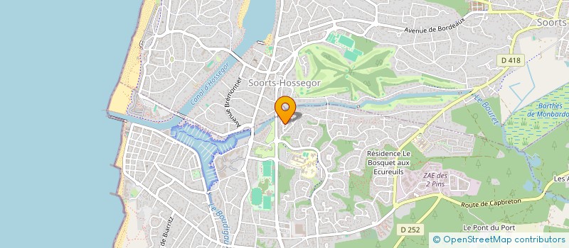 localisation de l'entreprise 522 318 310   SEIGNOSSE