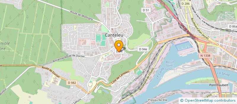 localisation de l'entreprise 522 331 818   CANTELEU