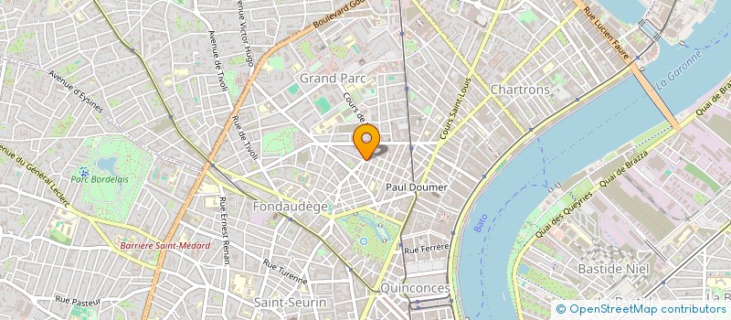 localisation de l'entreprise 522 332 600   LE BOUSCAT