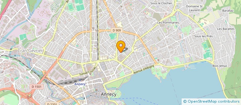 localisation de l'entreprise 522 335 686 à ANNECY