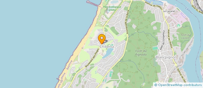 localisation de l'entreprise 522 360 601 à BIARRITZ