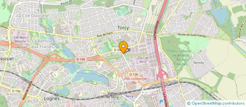 localisation de l'entreprise 522 377 753 à TORCY