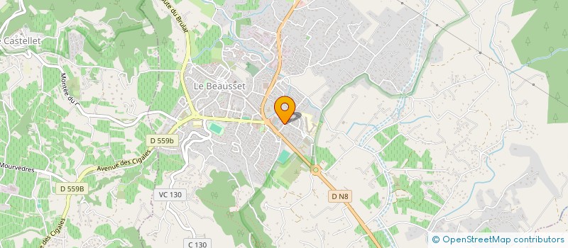 localisation de l'entreprise 522 422 682   LE BEAUSSET