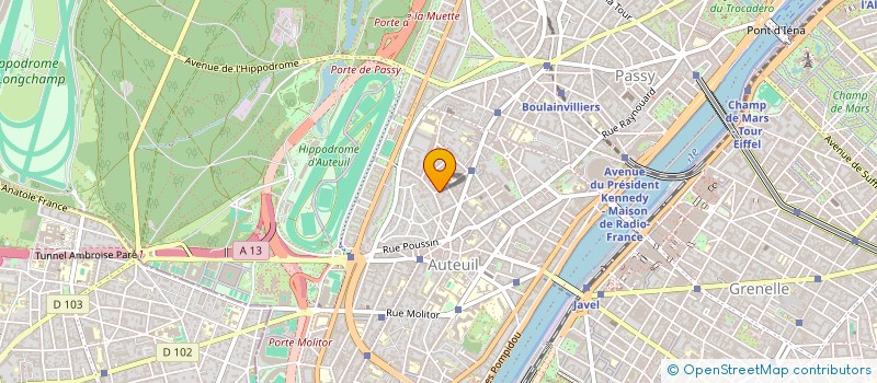 localisation de l'entreprise 522 427 608   PARIS