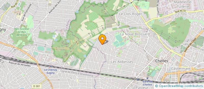 localisation de l'entreprise 522 431 766   GAGNY