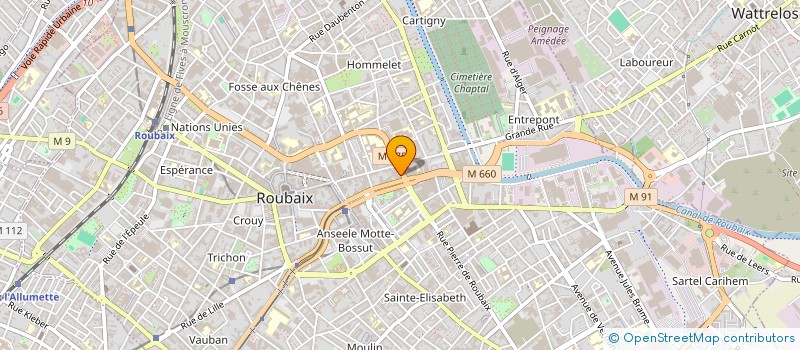 localisation de l'entreprise 522 444 074   ROUBAIX