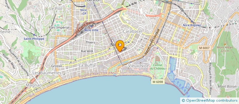 localisation de l'entreprise 522 448 497 à NICE