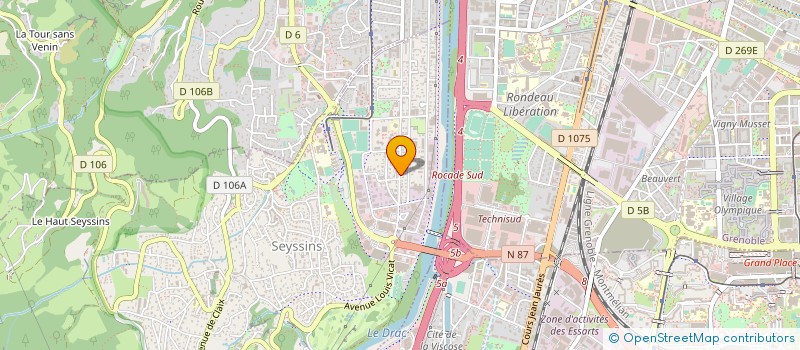 localisation de l'entreprise 522 451 079   SEYSSINET-PARISET