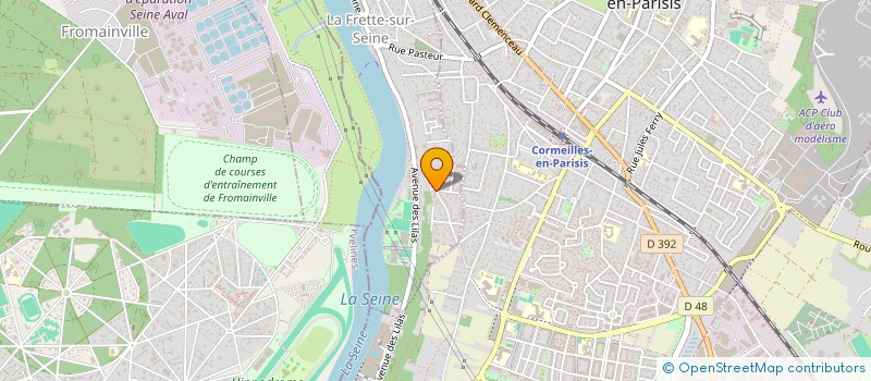 localisation de l'entreprise 522 457 381   LA FRETTE-SUR-SEINE