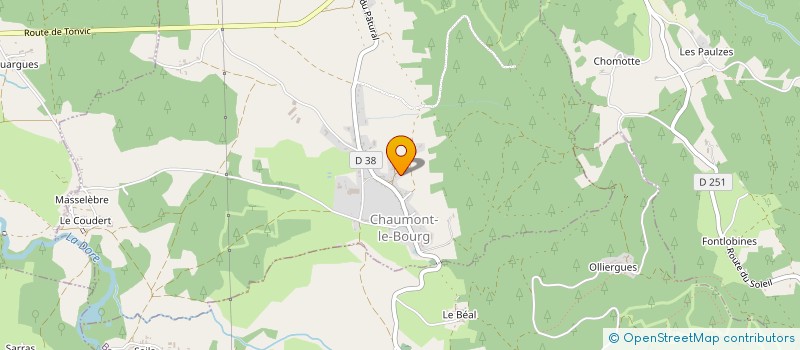 localisation de l'entreprise 522 465 160   CHAUMONT-LE-BOURG