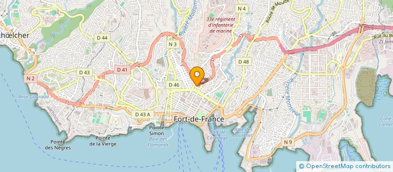 localisation de l'entreprise 522 489 939 à FORT-DE-FRANCE