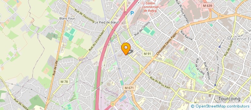 localisation de l'entreprise 522 491 976   TOURCOING