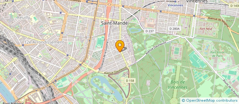 localisation de l'entreprise 522 507 367  à SAINT-MANDE