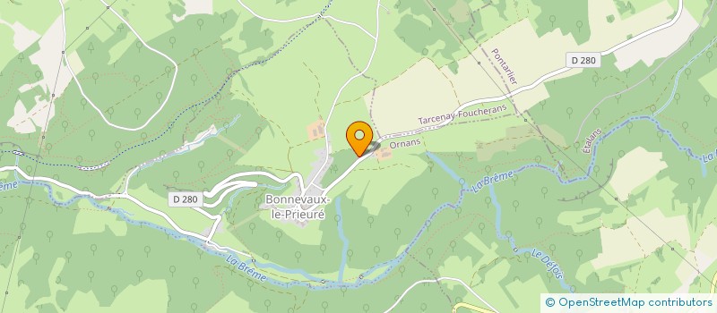 localisation de l'entreprise 522 511 377   ORNANS