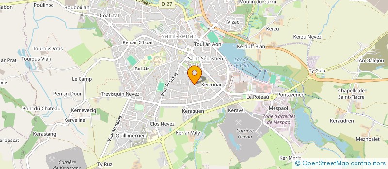 localisation de l'entreprise 522 527 050   SAINT-RENAN