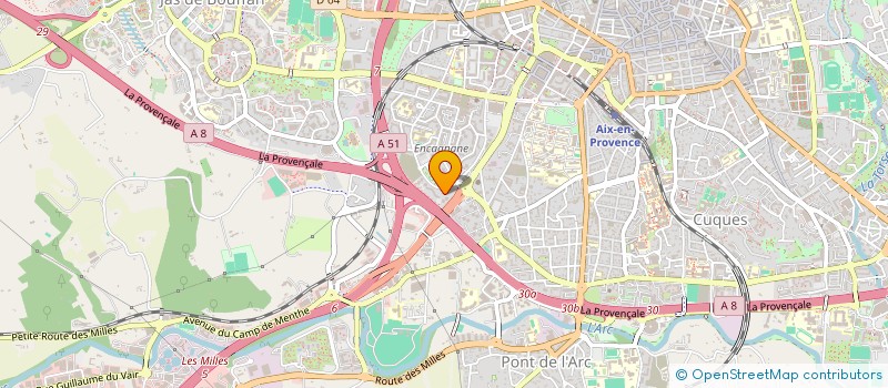 localisation de l'entreprise 522 548 429 à AIX-EN-PROVENCE