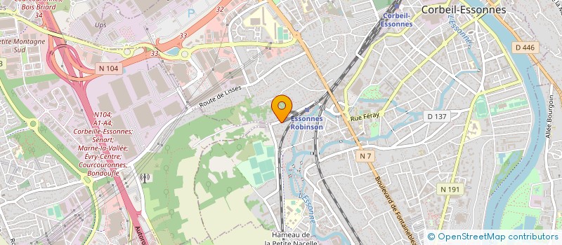 localisation de l'entreprise 522 556 448 à CORBEIL-ESSONNES