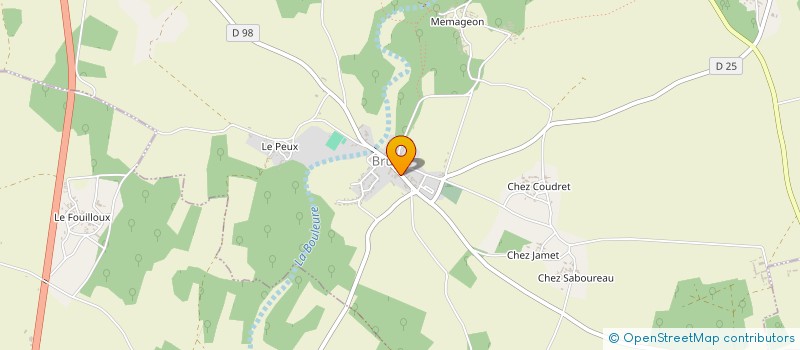 localisation de l'entreprise 522 560 143 à EXOUDUN