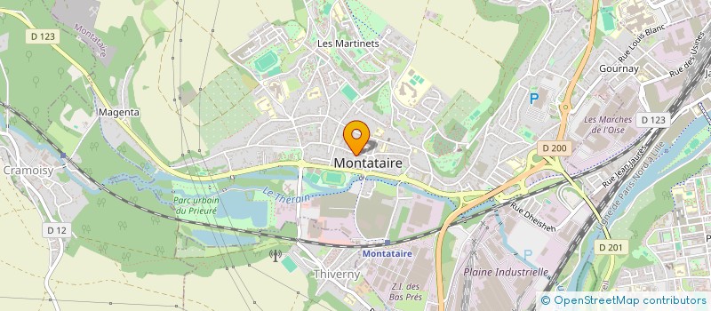 localisation de l'entreprise 522 561 034   MONTATAIRE