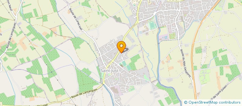 localisation de l'entreprise 522 587 872   SAINT-JUST