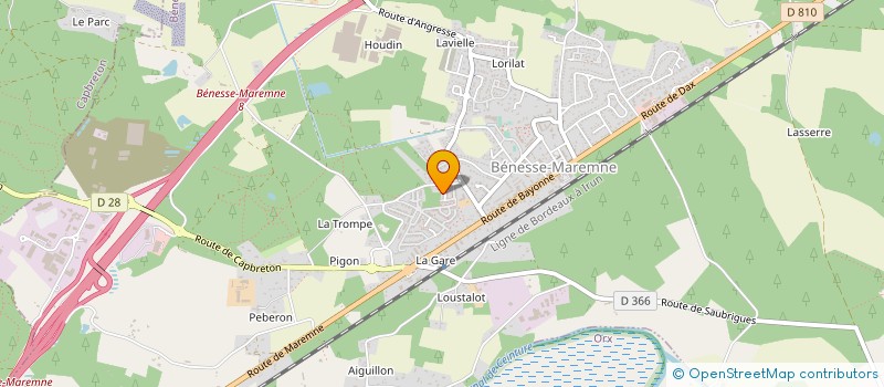 localisation de l'entreprise 522 601 426   BENESSE-MAREMNE