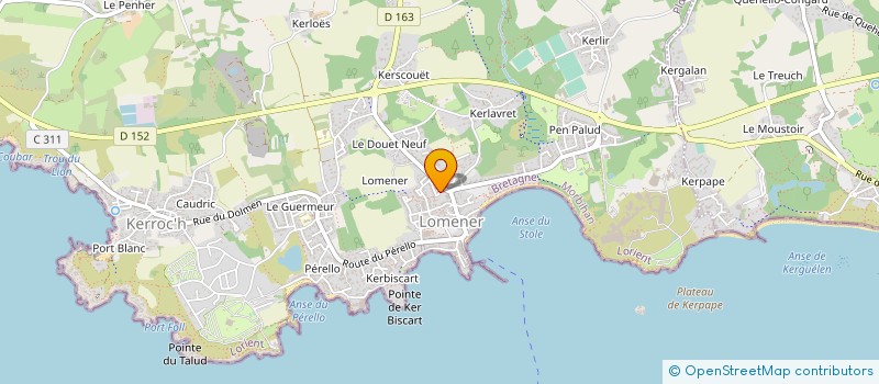 localisation de l'entreprise 522 601 590   PLOEMEUR