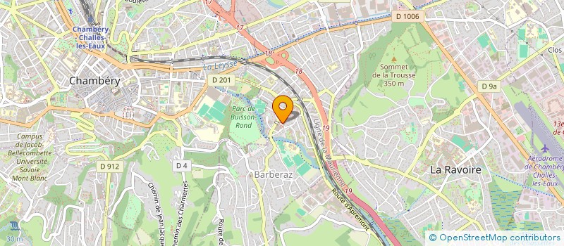 localisation de l'entreprise 522 625 961   CHAMBERY