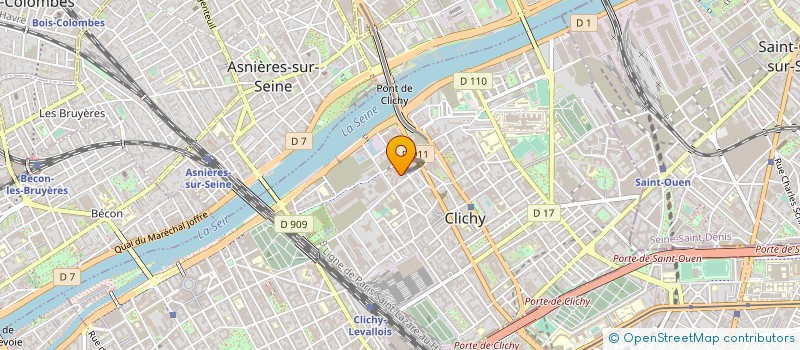 localisation de l'entreprise 522 653 112 à COURBEVOIE