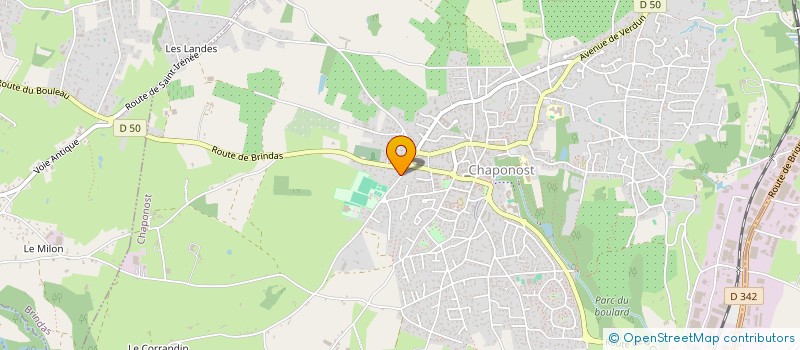 localisation de l'entreprise 522 656 800 à CHAPONOST