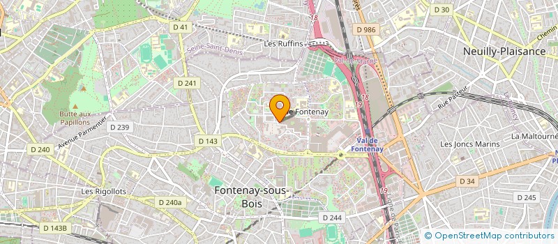 localisation de l'entreprise 522 673 714 à FONTENAY-SOUS-BOIS