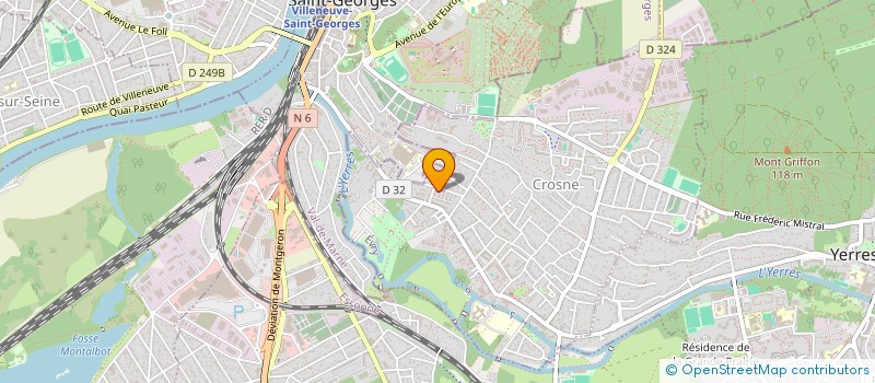 localisation de l'entreprise 522 715 390   CROSNE