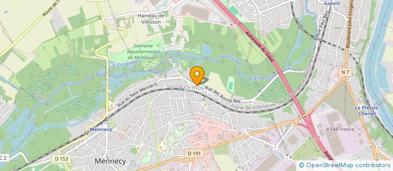 localisation de l'entreprise 522 716 083   ORMOY