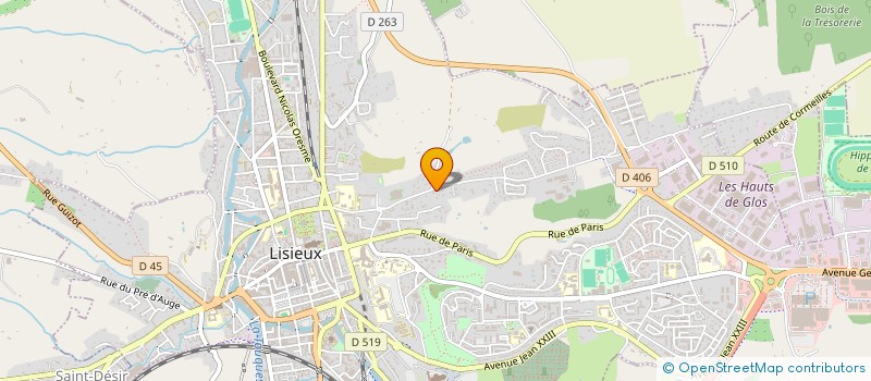 localisation de l'entreprise 522 769 579   LISIEUX