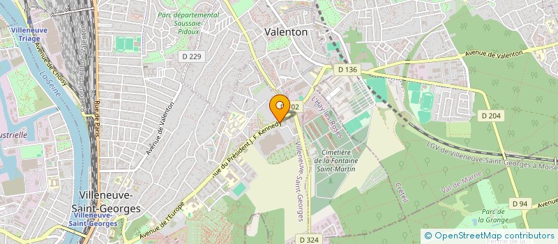 localisation de l'entreprise 522 777 903   VILLENEUVE-SAINT-GEORGES