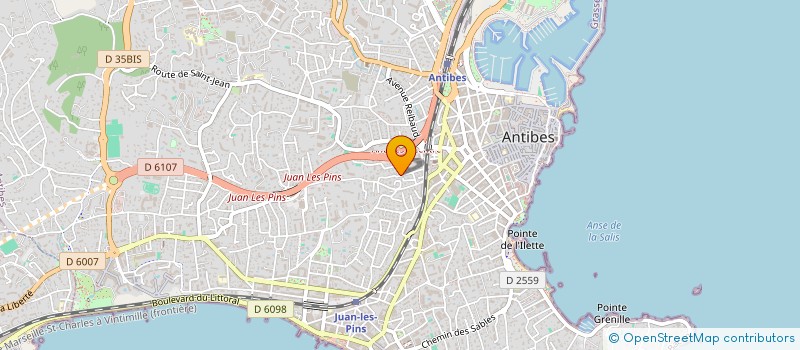 localisation de l'entreprise 522 788 330 à ANTIBES