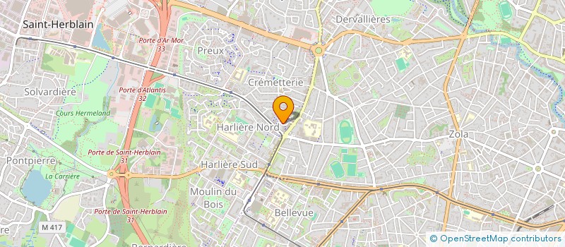 localisation de l'entreprise 522 797 505  à ORVAULT