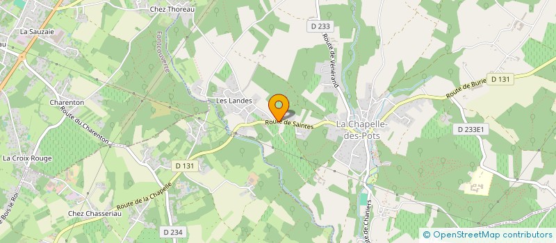 localisation de l'entreprise 522 812 155   LA CHAPELLE-DES-POTS