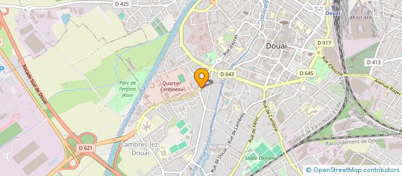 localisation de l'entreprise 522 815 224 à DOUAI