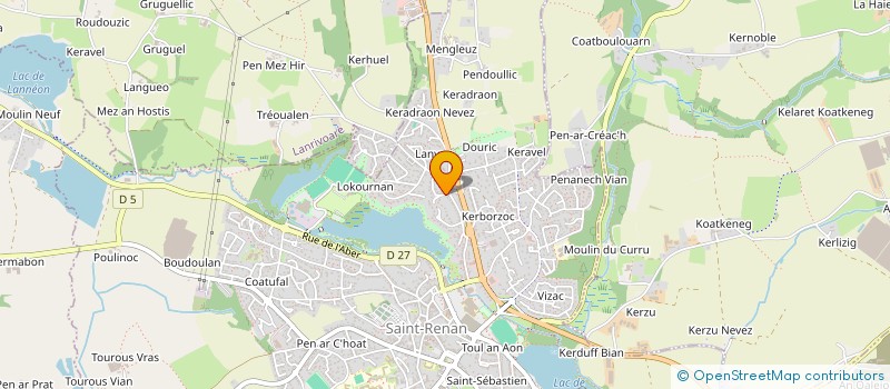 localisation de l'entreprise 522 831 817   SAINT-RENAN