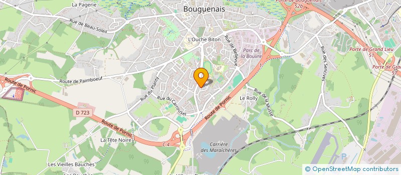 localisation de l'entreprise 522 845 536   BOUGUENAIS