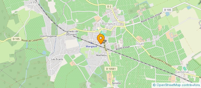 localisation de l'entreprise 522 845 965   MARGAUX-CANTENAC
