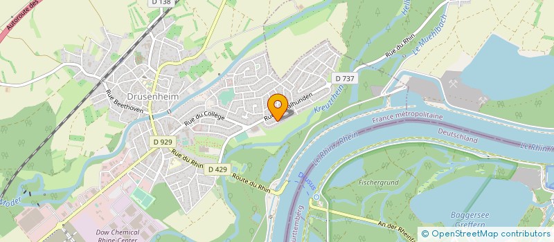 localisation de l'entreprise 522 846 179   DRUSENHEIM
