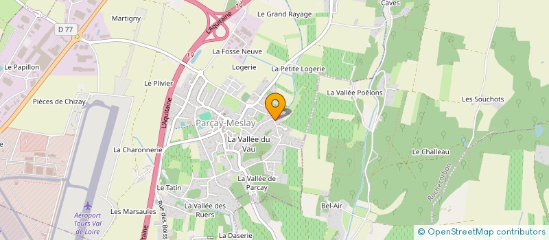 localisation de l'entreprise 522 846 427   PARCAY-MESLAY