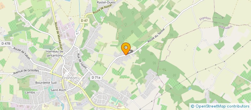 localisation de l'entreprise 522 881 994   FRONTON