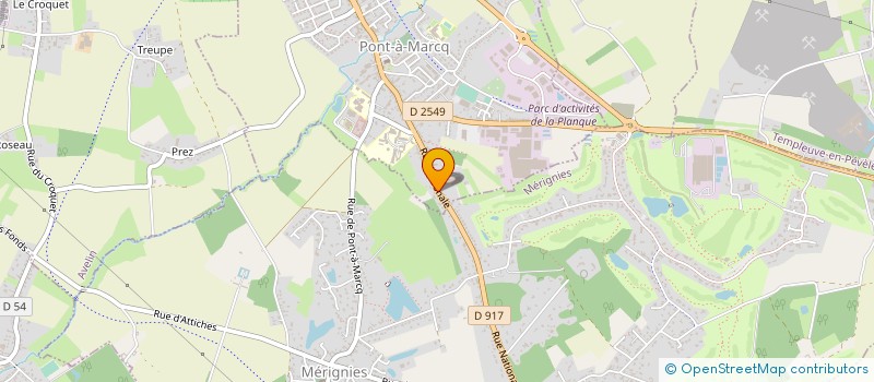 localisation de l'entreprise 522 883 735   MONS-EN-PEVELE