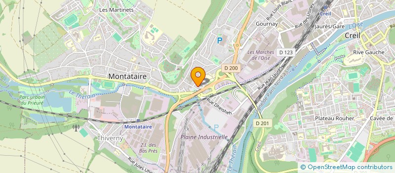 localisation de l'entreprise 522 884 089 à MONTATAIRE